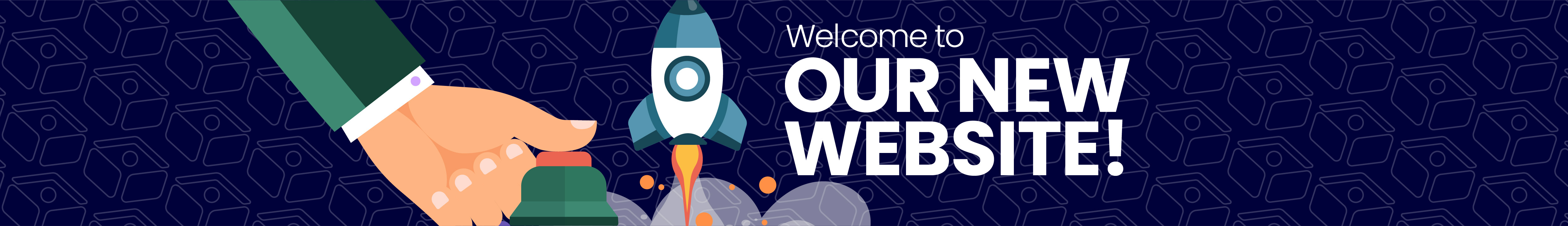 Welcome to our new website! rocket launching 