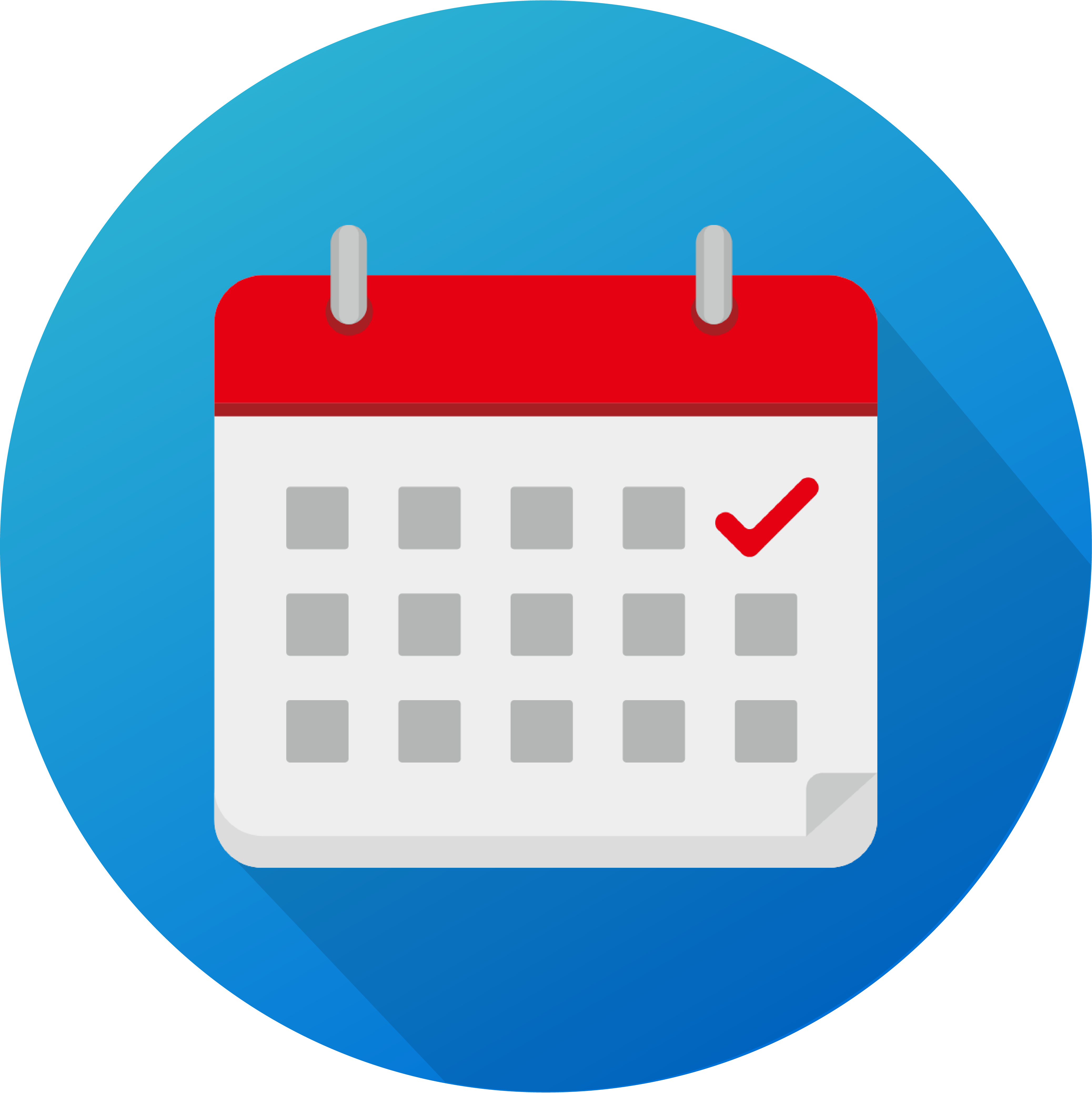 Event Calendar quick link hover icon
