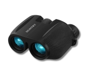 A pair of black binoculars