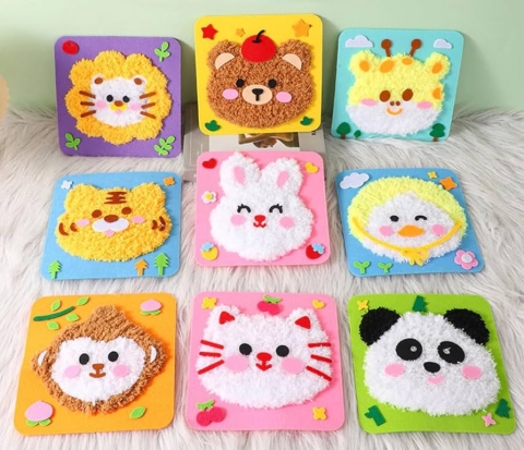 DIY embroidery animals