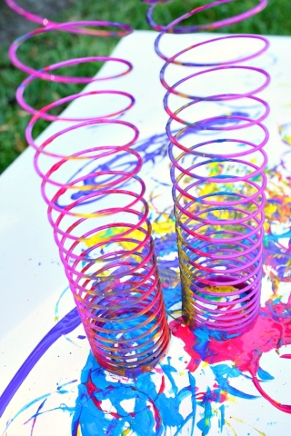 Slinky Painting