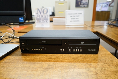 VCR/DVD Player preservation lab item