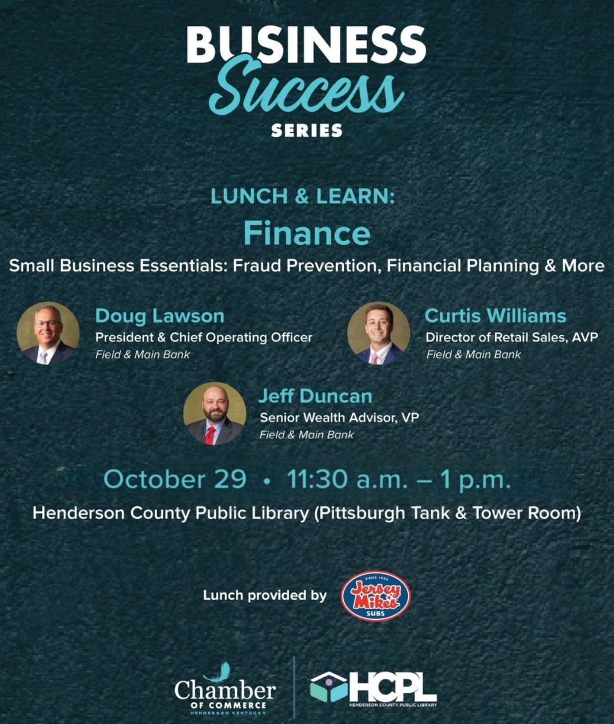 Lunch & Learn: Finance