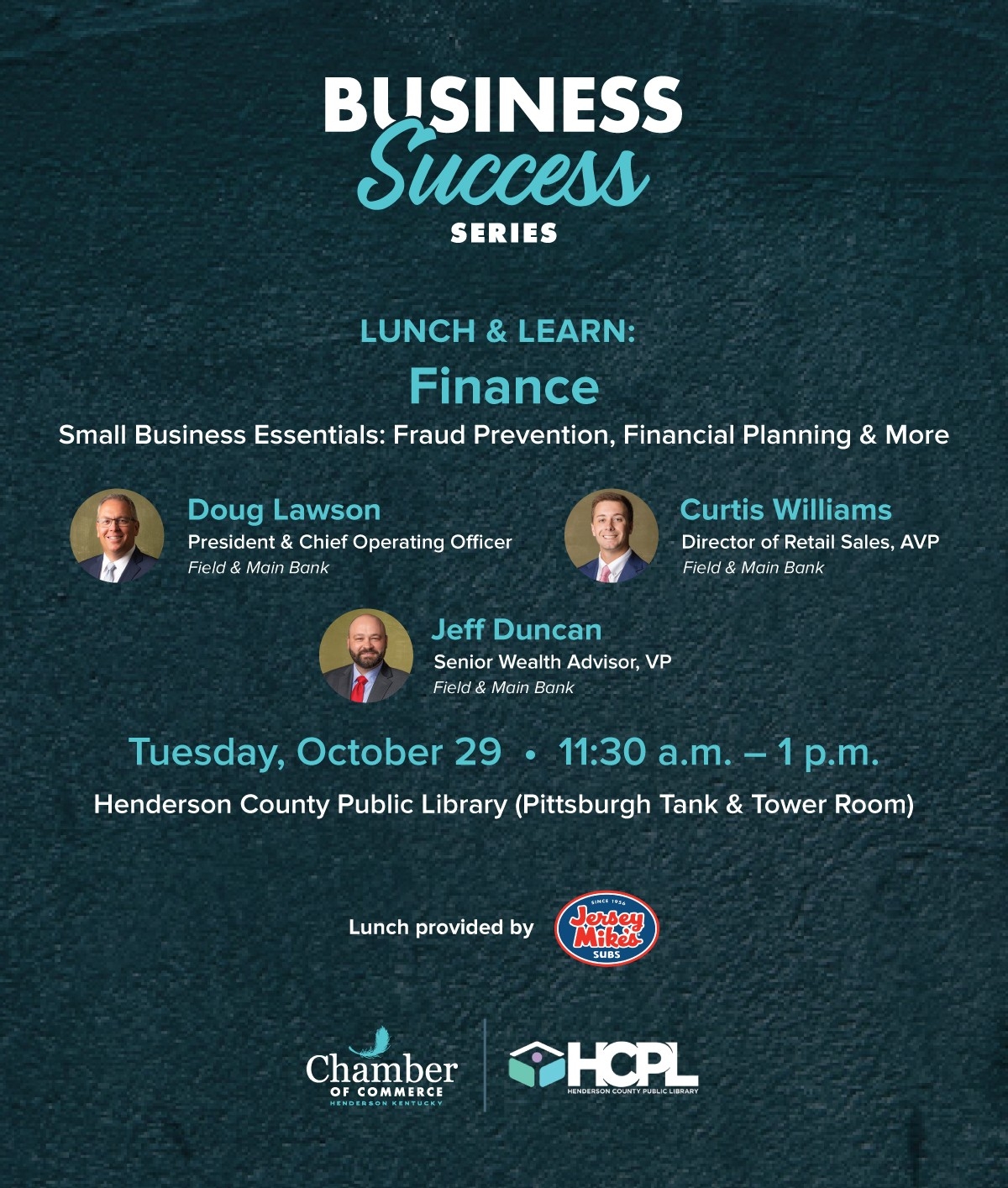 Lunch & Learn: Finance