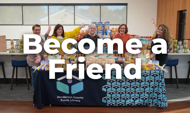 a photo of a few of our Friends of the Henderson County Public Library at our first Turkey Bingo event