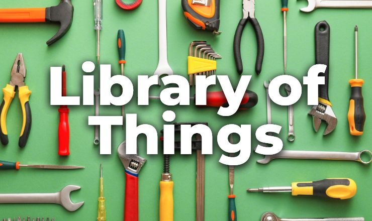 tools laid out neatly on a green background