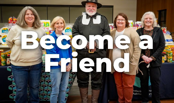 a photo of a few of our Friends of the Henderson County Public Library at our annual Turkey Bingo event